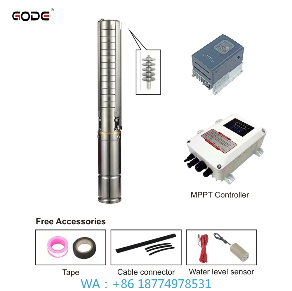 Solar Water Pump - DC-Solar-Zentrifugaloberflächenwasserpumpe, Pumpen für die Bewässerung, Fabrikversorgung,