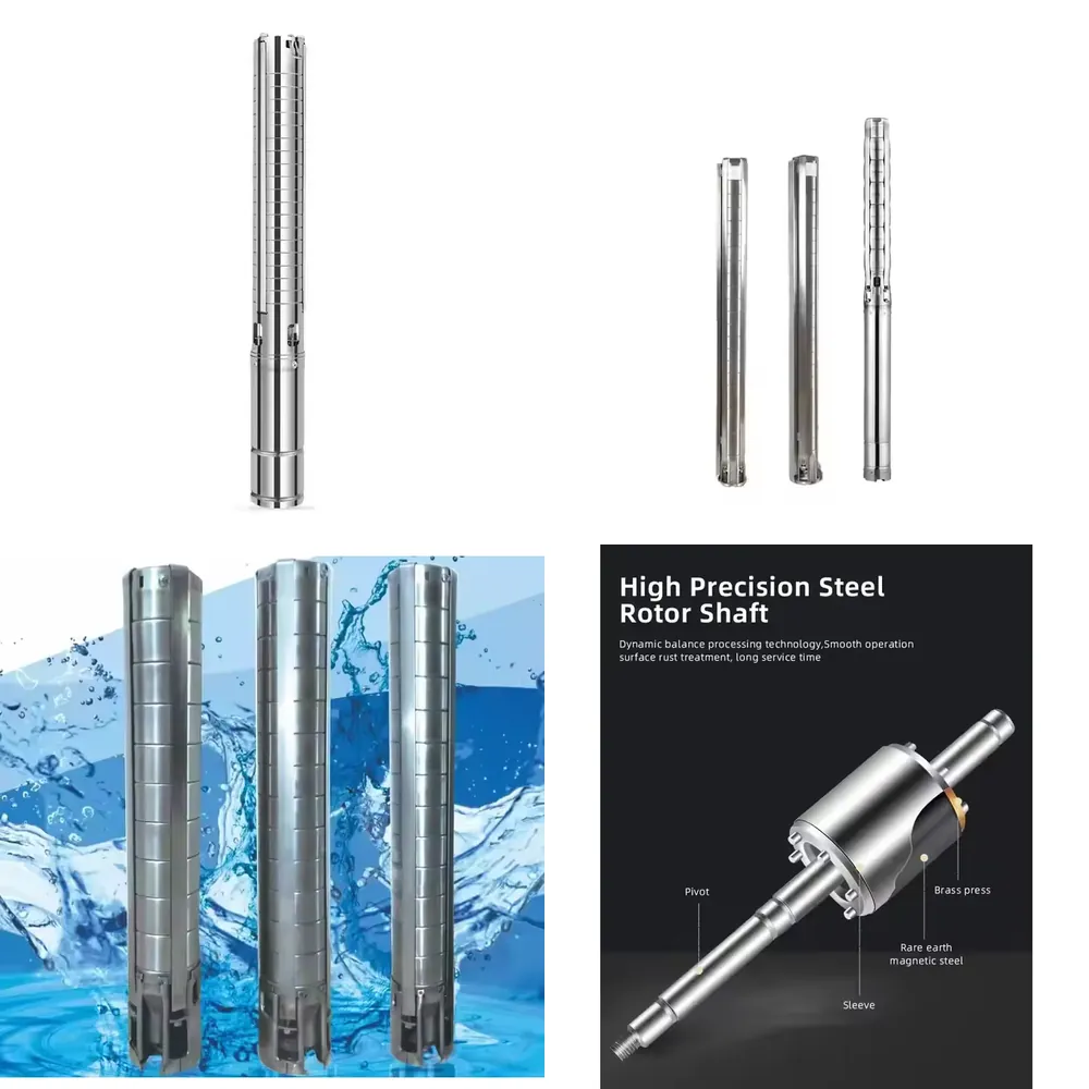 Solar Water Pump - Intelligente Tauchpumpe aus Edelstahl für Tiefbrunnen,