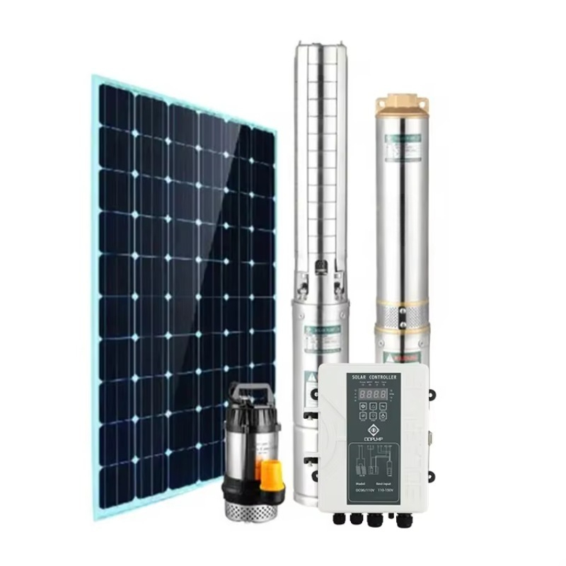 Solar Water Pump - Q3SC3.8-180 DC Solar-Tauchpumpe Solarbetriebene Tiefbrunnenpumpe für