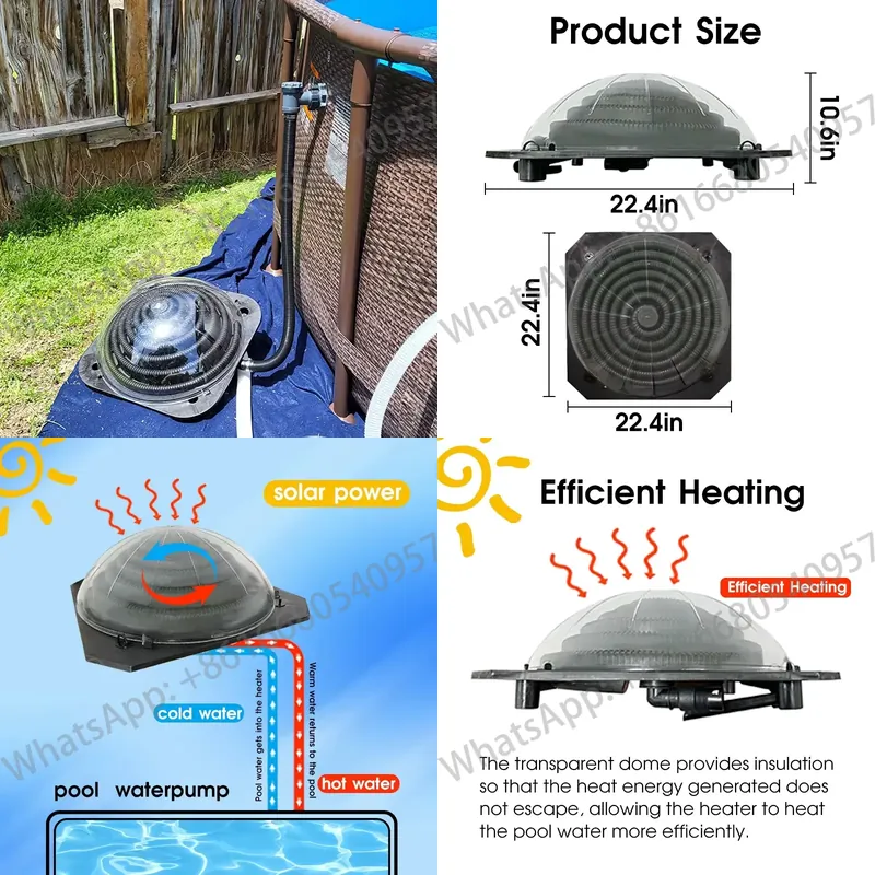 Tragbares Solar-Heizsystem für – Solar Water Pump Bewertung und Preis