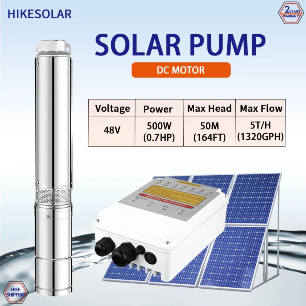 3-Zoll Solar-Tiefbrunnenpumpe  – Solar Water Pump Bewertung und Preis